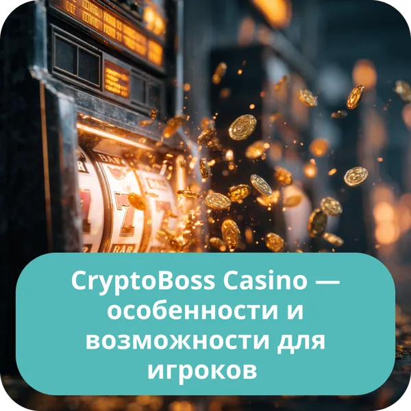CryptoBoss Casino — особенности и возможности для игроков